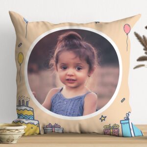 Birthday Photo Cushion